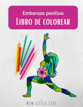 Embarazo positivo Libro de colorear - SPANISH Digital Download