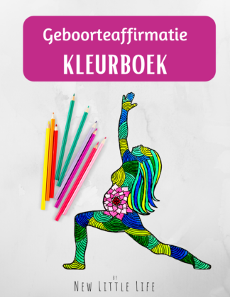 Geboorteaffirmatie kleurboek - DUTCH Digital Download