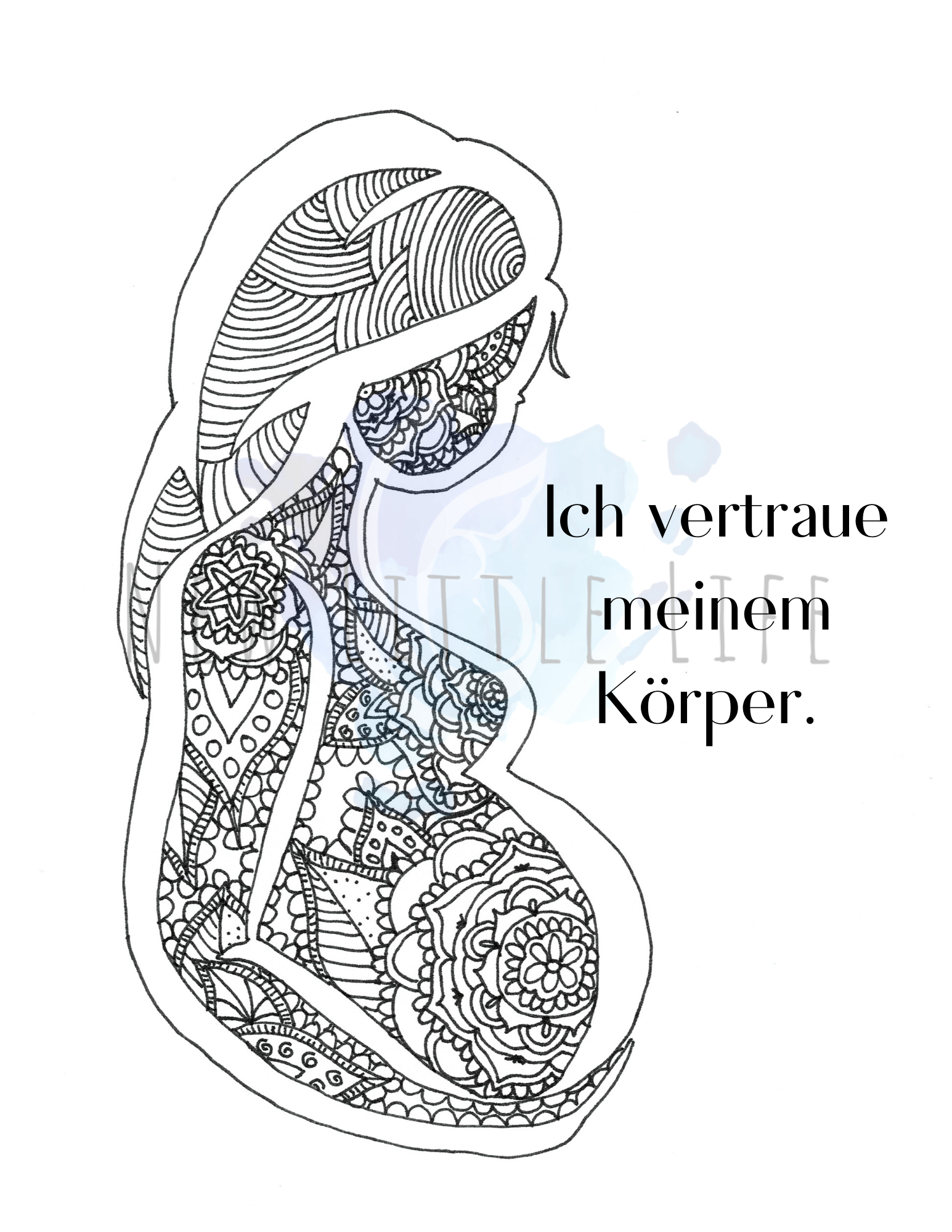 Affirmationen für deine Schwangerschaft - GERMAN Digital Download - Image 7