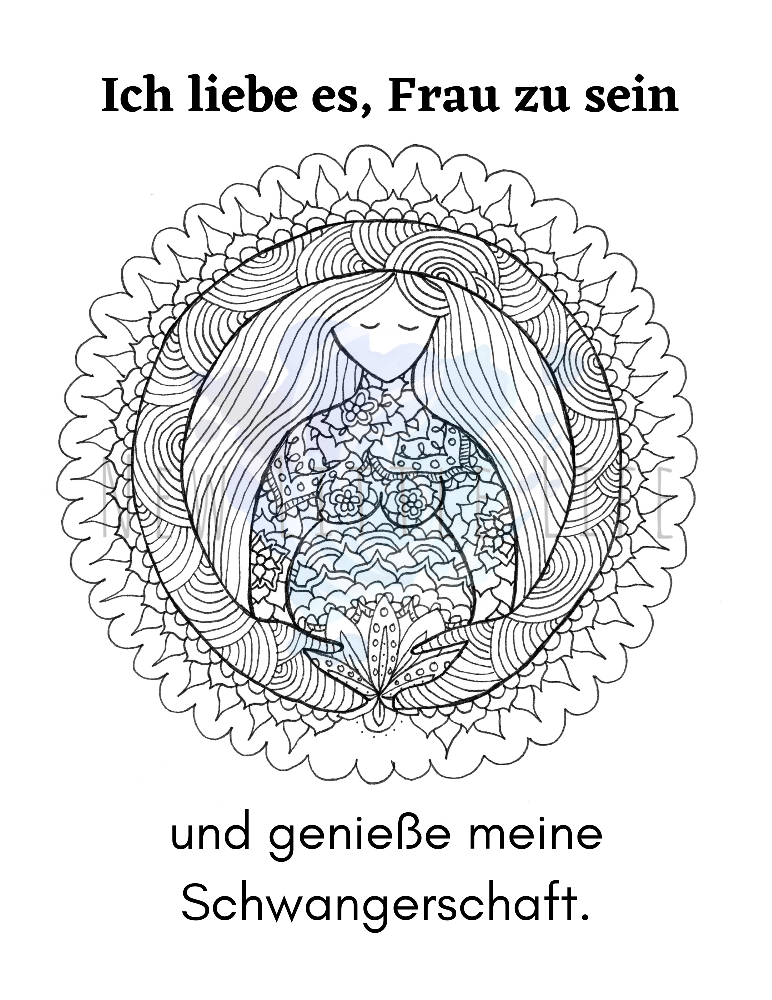 Affirmationen für deine Schwangerschaft - GERMAN Digital Download - Image 6