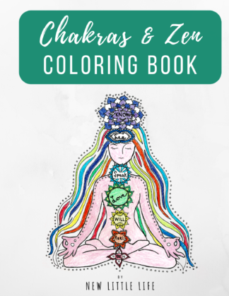 Chakras & Zen Coloring Book - PDF DOWNLOAD