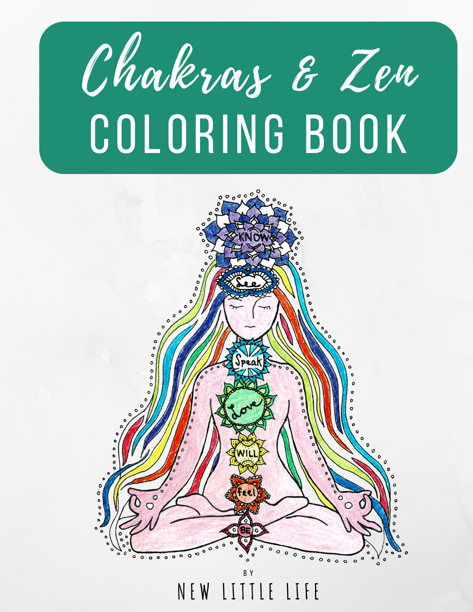 Chakras & Zen Coloring Book - PDF DOWNLOAD