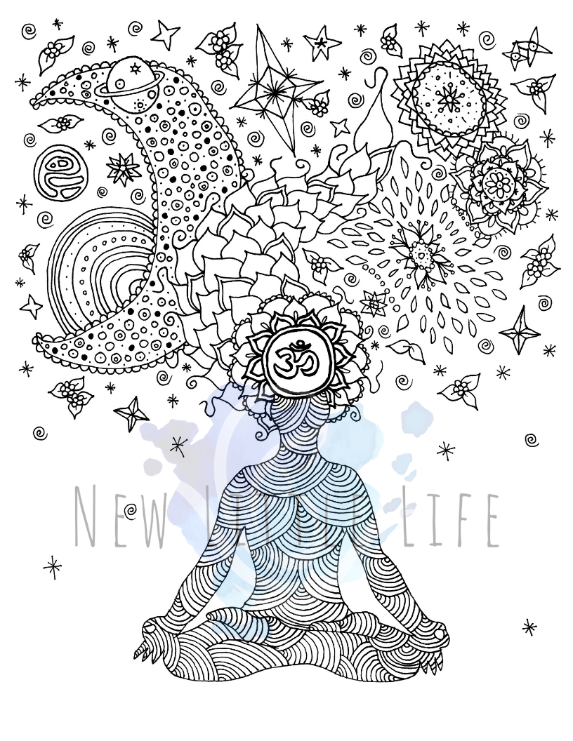 Chakras & Zen Coloring Book - PDF DOWNLOAD - Image 11