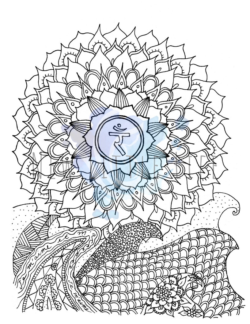 Chakras & Zen Coloring Book - PDF DOWNLOAD - Image 19