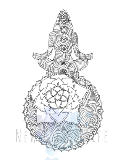 Chakras & Zen Coloring Book - PDF DOWNLOAD - Image 27