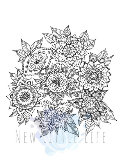 Chakras & Zen Coloring Book - PDF DOWNLOAD - Image 14
