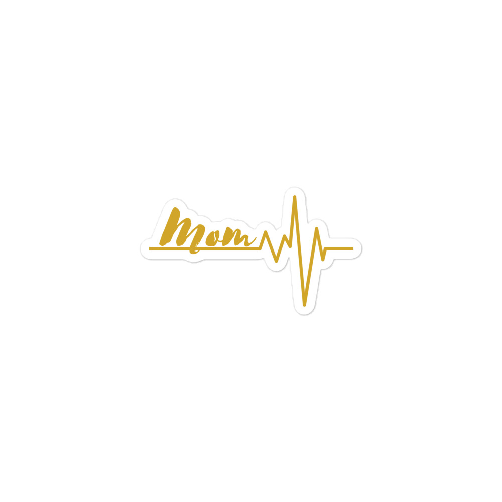 Mom Life Gold Sticker - Image 2