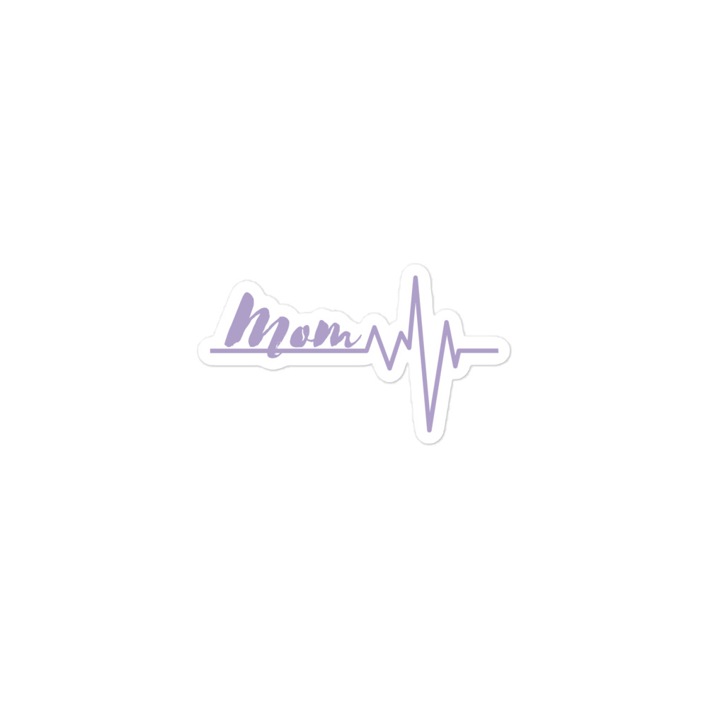 Mom Life Purple Sticker - Image 2