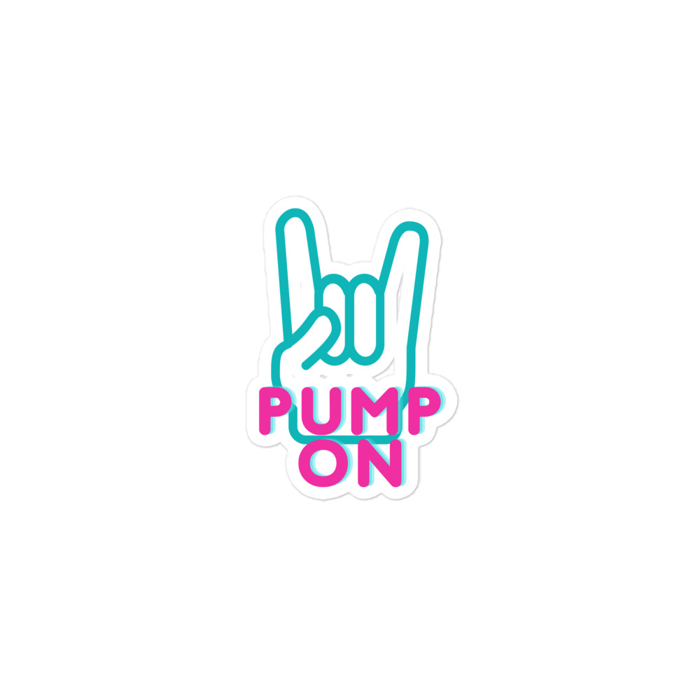 Pump On Sticker - Image 2