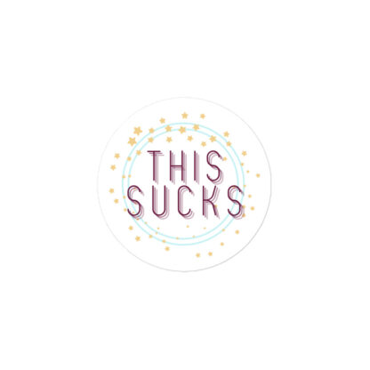 This Sucks Sticker - Image 2