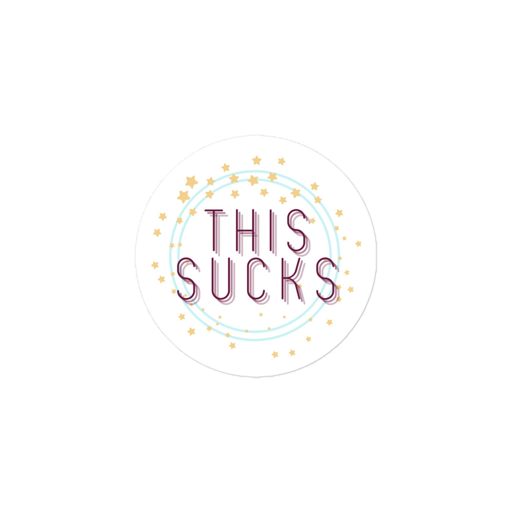 This Sucks Sticker - Image 2