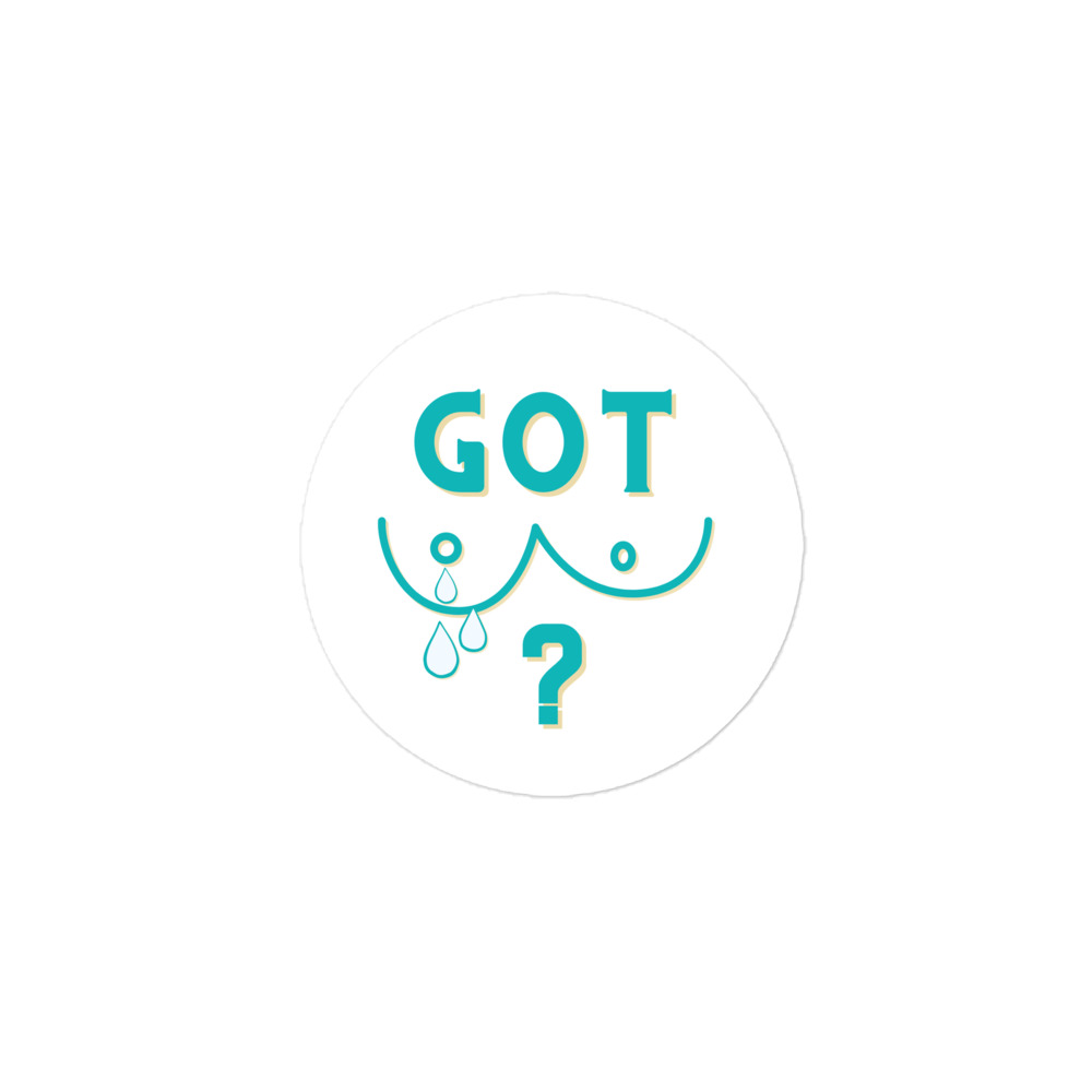 Got Breast Milk Green Sticker - Image 2