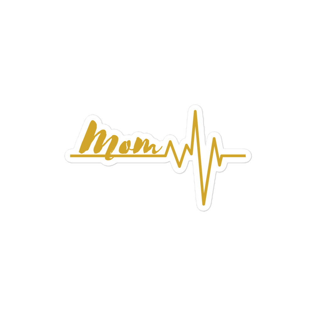 Mom Life Gold Sticker - Image 3