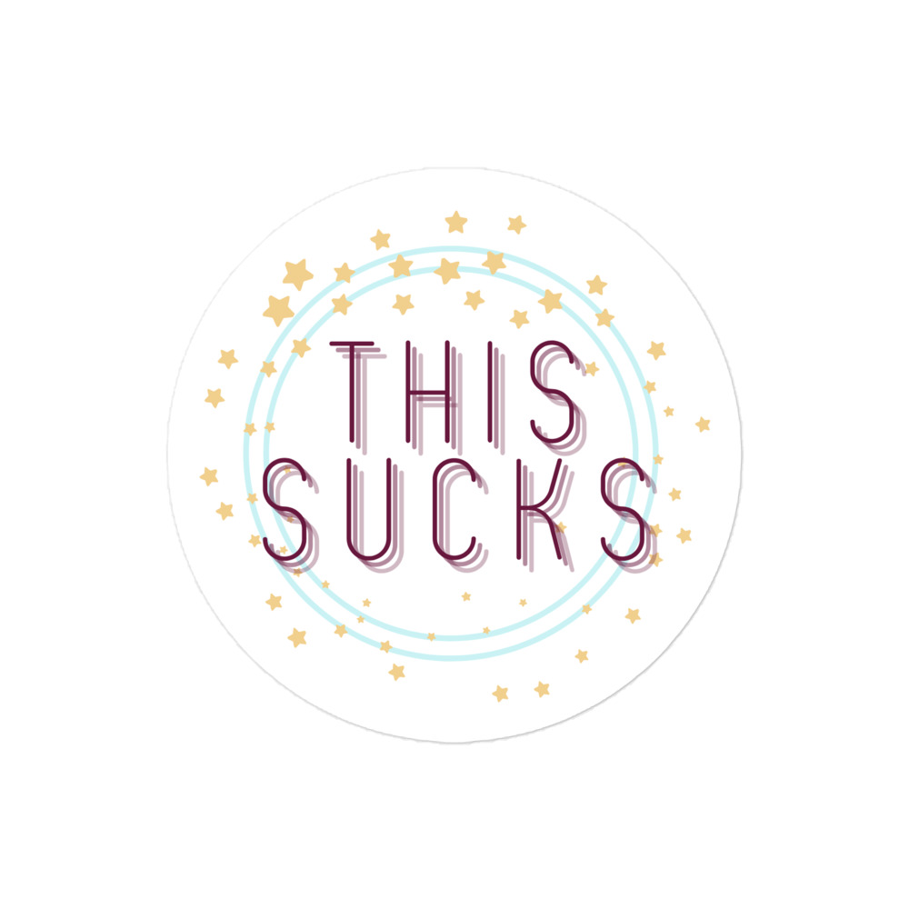 This Sucks Sticker - Image 3