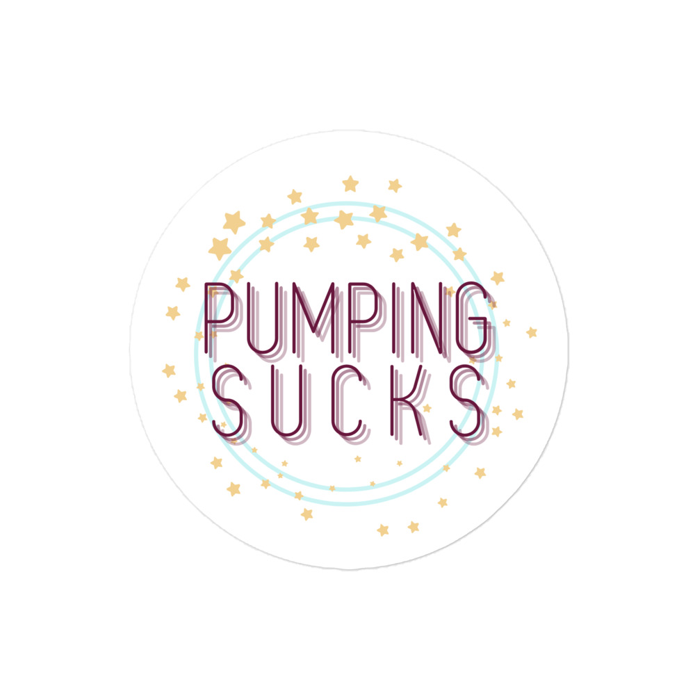 Pumping Sucks Sticker - Image 3