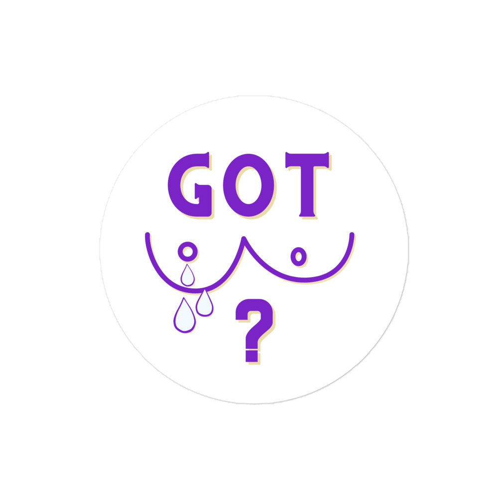 Got Breast Milk Purple Sticker - Image 3
