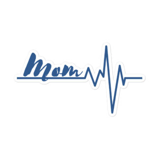 Mom Life Blue Sticker