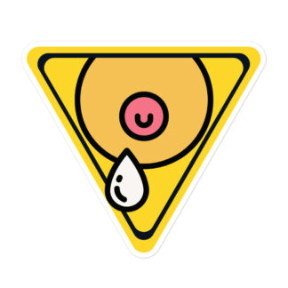 Lactation Breast Warning Sticker