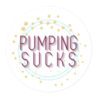 Pumping Sucks Sticker
